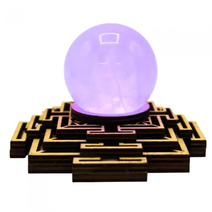Βάση Σεληνίτη Mandala LED Για το σαλόνι
